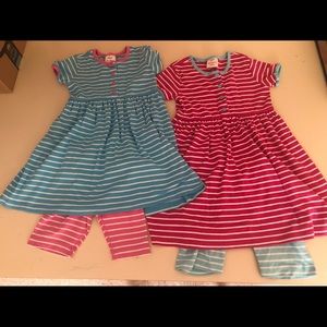 Hanna Andersson girls size 120 dresses with shorts